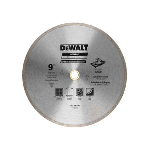 Disco diamantado continuo 9″(230mm) DeWALT DW47901HP