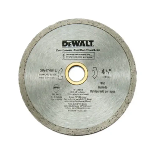 Disco diamantado continuo 4-1/2″ (115mm) DeWALT DW47451HP