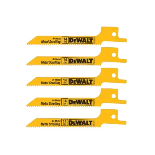 Juego hojas sierra sable 3-1/2″ (5 piezas) para metal 14DPP DeWALT DW4814-5