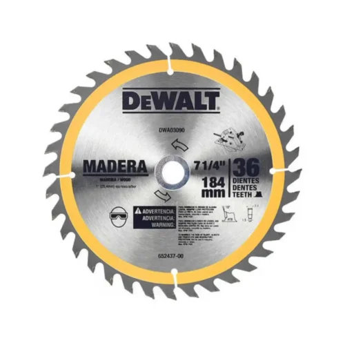 Disco sierra circular p/ madera 7-1/4″ 36di DeWALT DWA03090